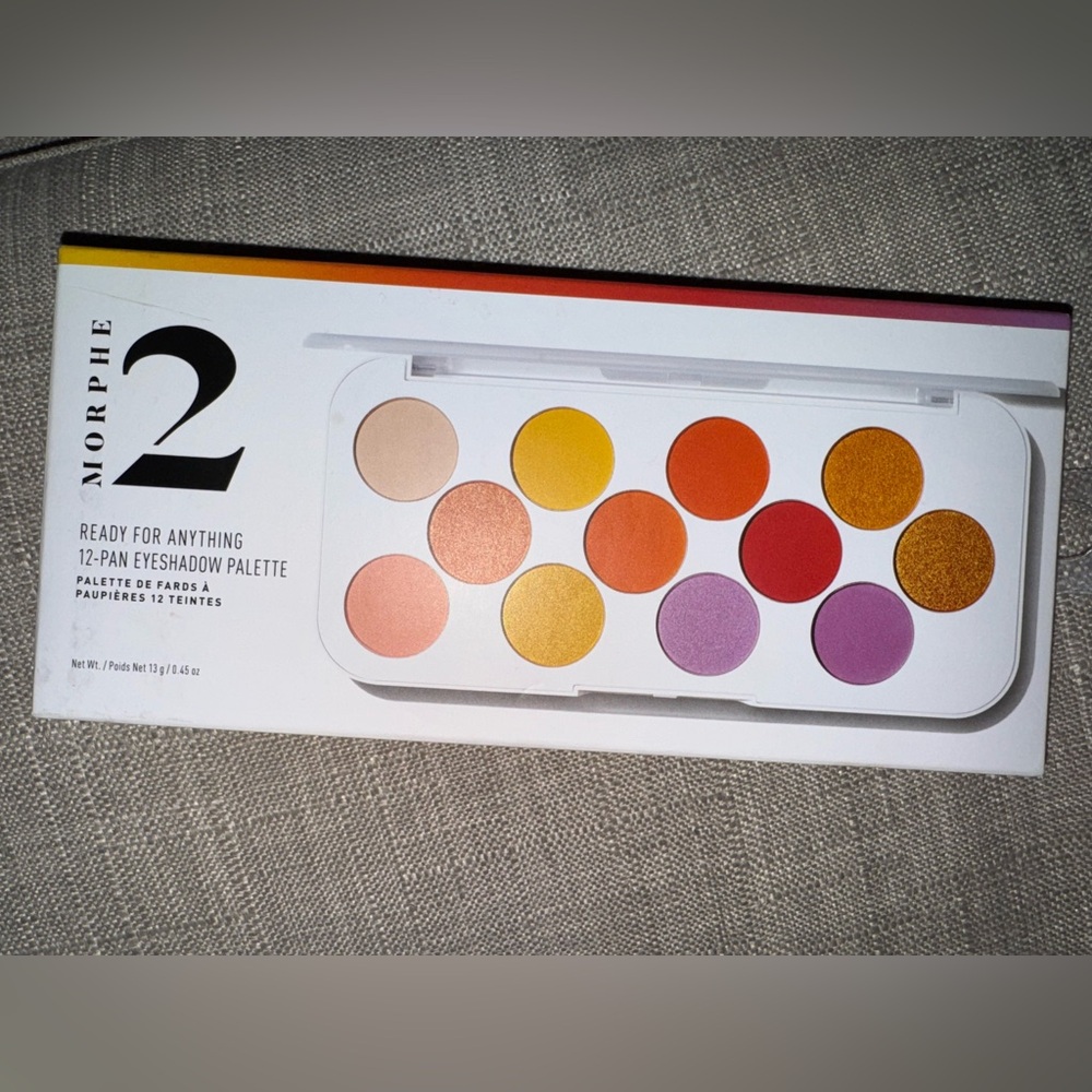 Viseart Eyeshadow Palette - Cream, Orange, Yellow, Purple, Gold